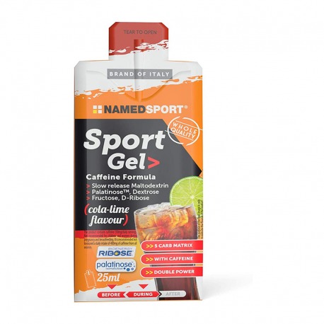 NAMEDSPORT GEL SPORT GEL COLA-LIME 25ml (32UDS)