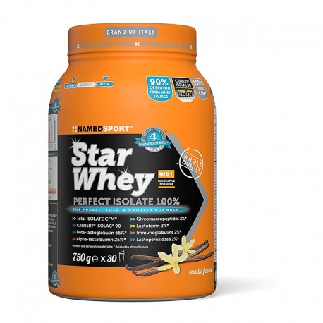 FLACON NAMEDSPORT STAR WHEY ISOLATE VANILLE 750gr