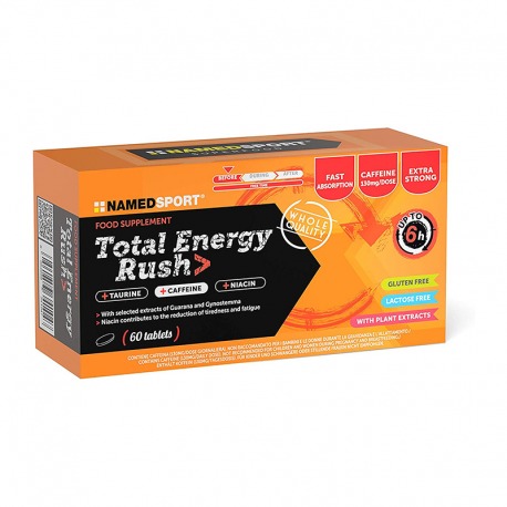 COMPRIMÉS NAMEDSPORT TOTAL ENERGY RUSH (60UDS)