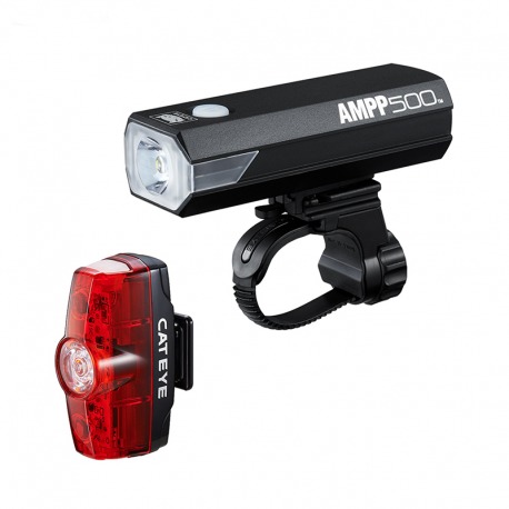 KIT CATEYE LIGHT AMPP500+RAPID LED USB NOIR/ROUGE
