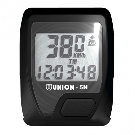 COMPTEUR DE VITESSE UNION N 5 FONCTIONS NOIR