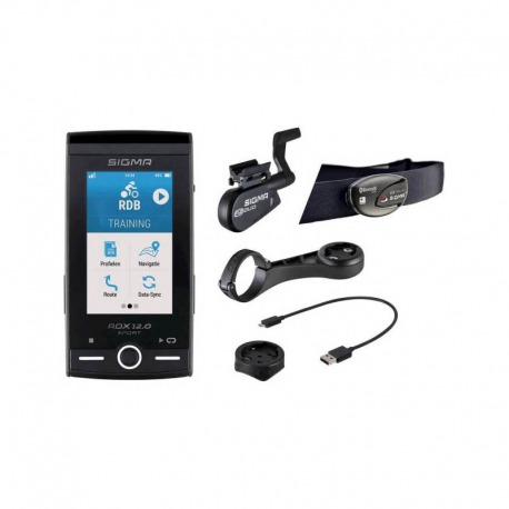 ENSEMBLE ORDINATEUR CYCLE GPS SIGMA ROX 12.0 4GB GRIS