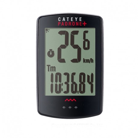COMPTEUR CYCLE CATEYE PADRONE+ PA110W NOIR