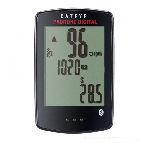 COMPTEUR CYCLE CATEYE PADRONE DIGITAL PA400B NOIR