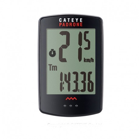 COMPTEUR CYCLE CATEYE PADRONE PA110W NOIR