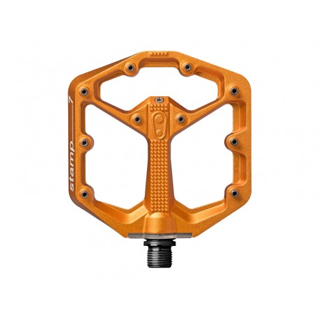 CRANK BROTHERS STAMP 7 PETIT/ CORPS ORANGE (KIT DE BROCHES SUPPLÉMENTAIRES INCLUS)