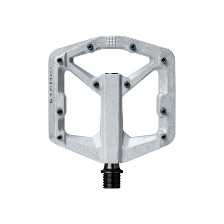 CRANK BROTHERS PEDALES STAMP 2 PETIT ARGENT BRUT NEUF