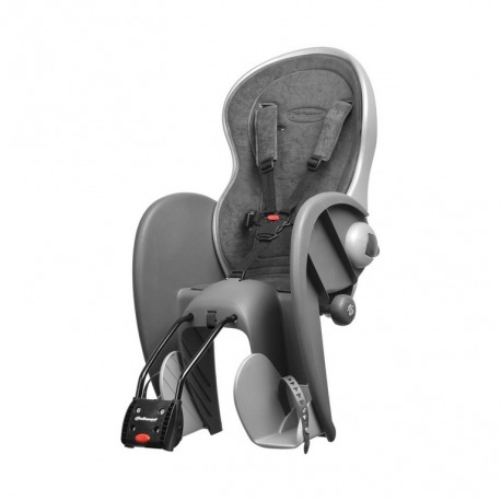 PORTE-BÉBÉ WALLABY EVOL. LUXE À CARREAUX GRIS/PLA.