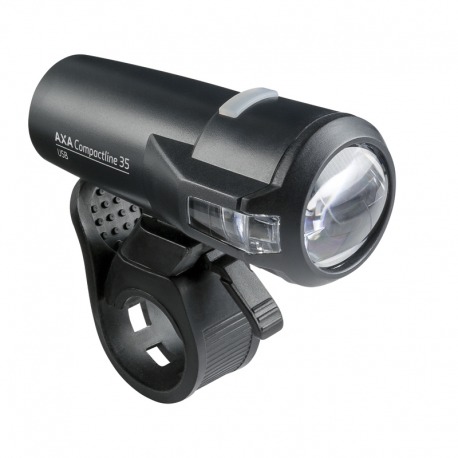FEU AVANT AXA COMPACTLINE LED 35 LUX USB NOIR