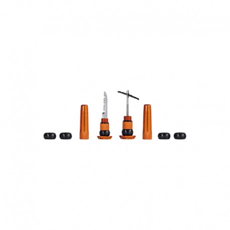 KIT WICKS MUC-OFF REP.TUBELESS POUR GUIDON ORANGE