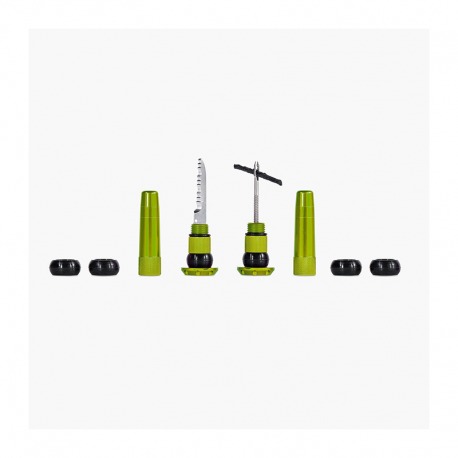 MUC-OFF WICKS KIT REP.TUBELESS POUR GUIDON VERT