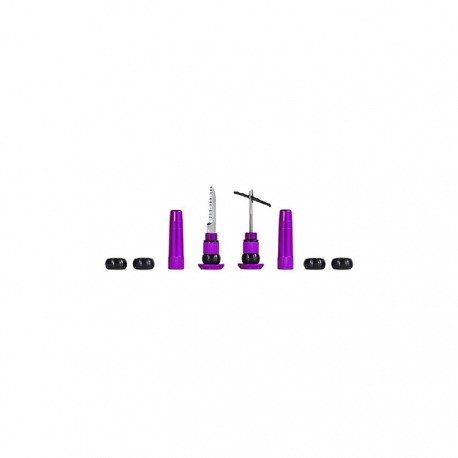 MUC-OFF WICK KIT REP.TUBELESS POUR GUIDON VIOLET