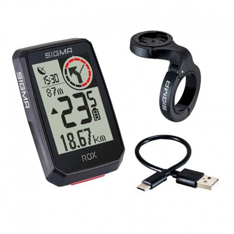 COMPTEUR CYCLE GPS SIGMA ROX 2.0 14 FUNC.NEG