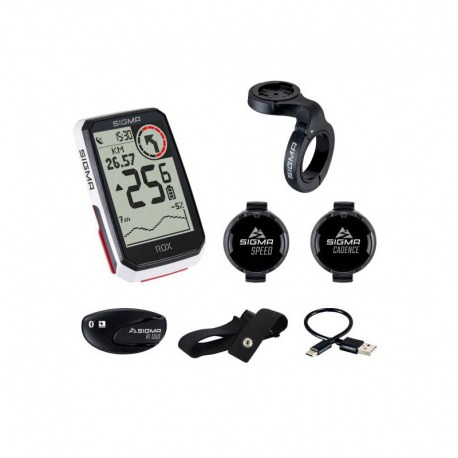 KIT CICLOCOMP.GPS SIGMA ROX 4.0 CAPTEUR 30 FUNC.BLA