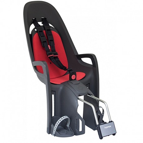 HAMAX ZENITH PORTE-BÉBÉ À CARREAUX GRIS/ROUGE