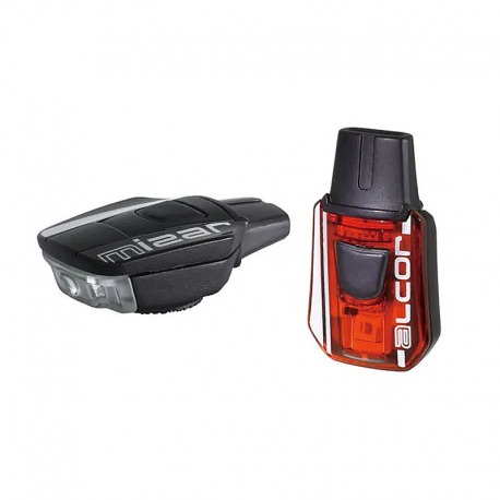 MOON LIGHT SET AVANT MIZOR ARRIÈRE ALCOR USB NOIR
