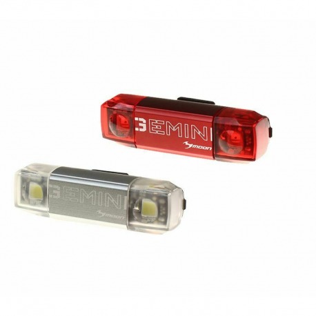 MOON LIGHT SET AVANT ET ARRIERE GEMINI USB NOIR
