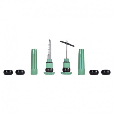 MUC-OFF WICKS KIT REP.TUBELESS POUR GUIDON TURQUOISE