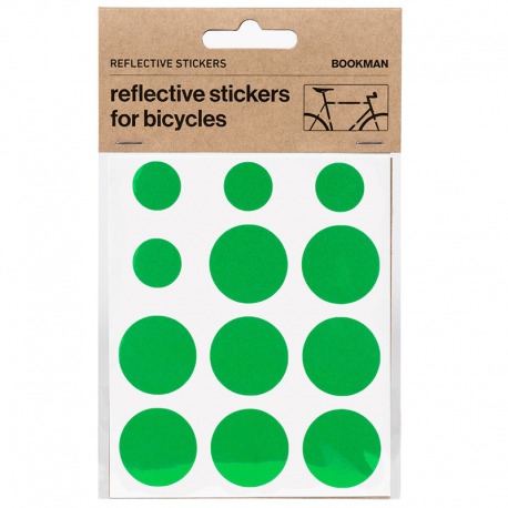 KIT AUTOCOLLANTS RÉFLÉCHISSANTS POUR VÉLO BOOKMAN VER