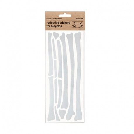 KIT D'AUTOCOLLANTS RÉFLÉCHISSANTS BOOKMAN BIKE BONES BLA