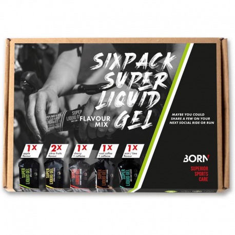 COFFRET GELS BORN SUPER LIQUIDE PENDANT MÉLANGE DES SAVEURS 55 ml (6 UNITÉS)