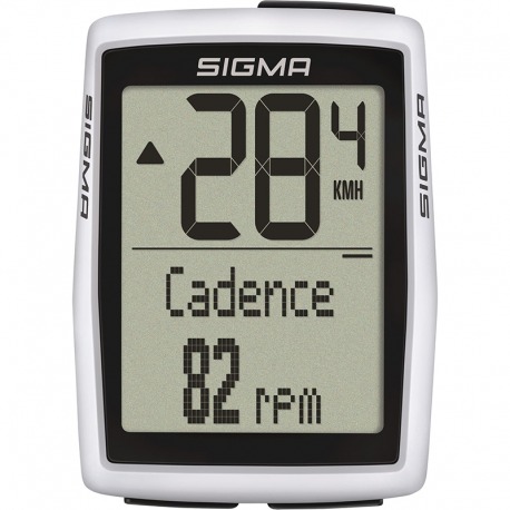ORDINATEUR DE CYCLE SIGMA BC 12.0 AVEC CABLE BLANC