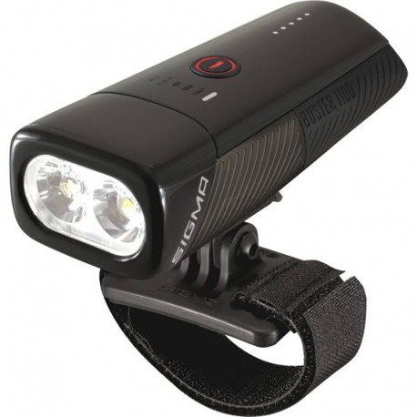 SIGMA BUSTER 1100 LED USB CASQUE LUMINEUX NOIR
