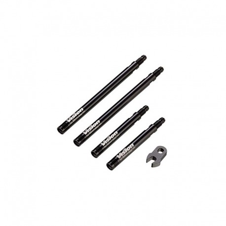 JEU DE VALVES VISION ALUMINIUM TUBELESS 100 mm