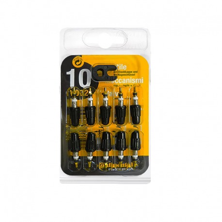 SET WISH CONTINENTAL P/VALVULA PRESTA ALUM.W/PLUG (10U)