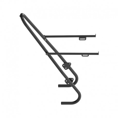 TARA LOWRIDER PORTE TUBUS ARGENT 26-28\"
