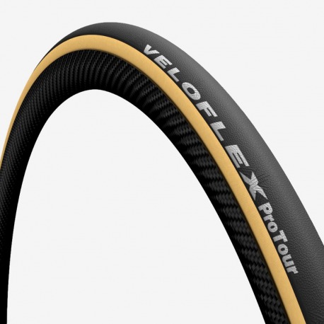 VELOFLEX PROTOUR TUBE 700x25 NOIR/BEIGE 25-622