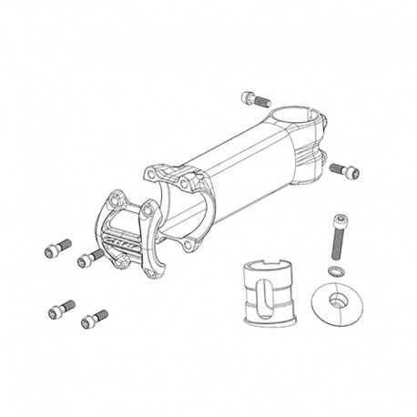 ADAPTATEUR ZIPP COMBO ACTION CAMÉRA/LUMIÈRE AVANT SUPPORT RAPIDE