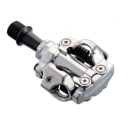 Pédale VTT SPD PD-M 540 Shimano argent sans réflecteur