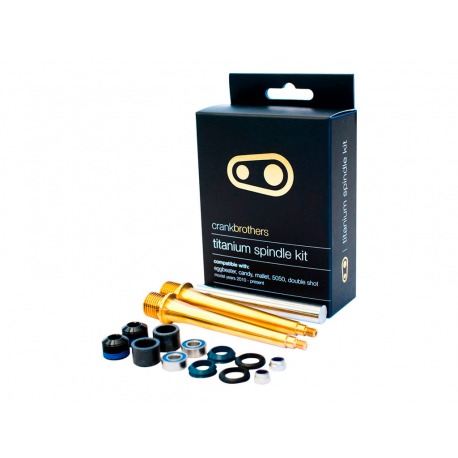 CRANK BROTHERS KIT D'AXE EN TITANE ACCESSOIRE DE PÉDALE