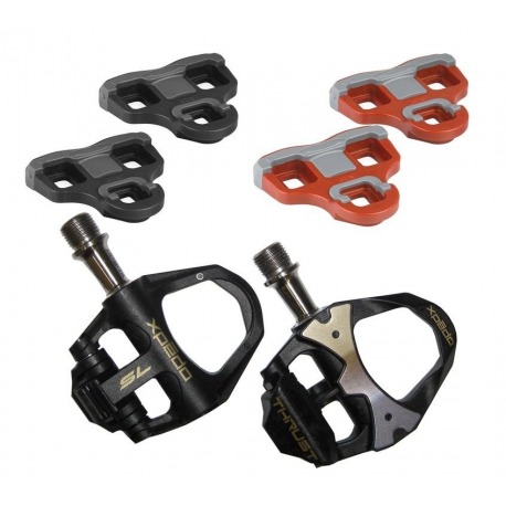 Xpedo Road Cliples XRF11CT 9/16" Pédale compatible Xpedo Look Keo, noir
