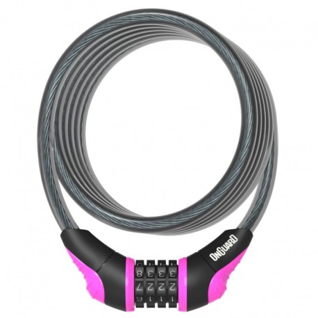 SPIR.LOCK ONGUARD NEON COMBI 180cm x 12mm ROSE