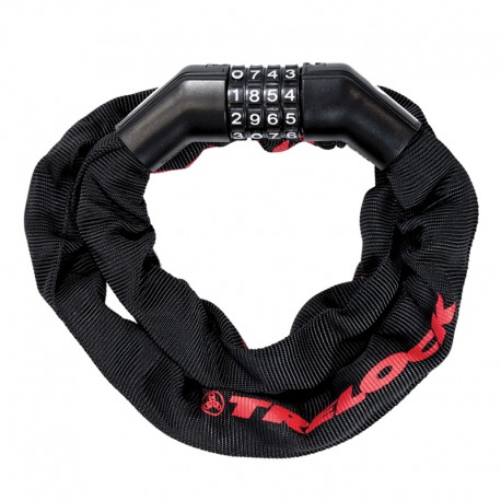 CHAÎNE CADENAS COMBI.TRELOCK BC 600 110/6 NOIR/ROUGE
