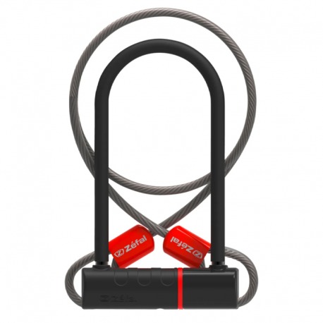 ANTIVOL U ZEFAL K-TRAZ U17 CABLE 120cm 10mm NOIR