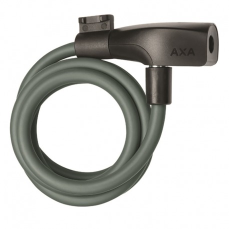 CABLE ANTIVOL AXA RESOLUTE 120cm 8mm VERT KAKI