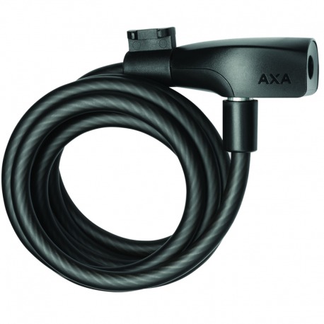 CABLE ANTIVOL AXA RESOLUTE 180cm 8mm NOIR