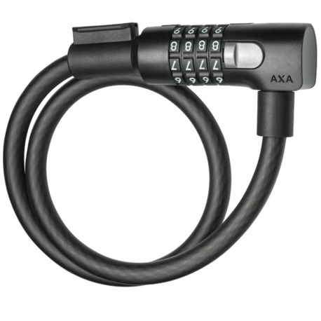 CÂBLE ANTIVOL À COMBINAISON RESOLUTE AXA 65cm 12mm NOIR