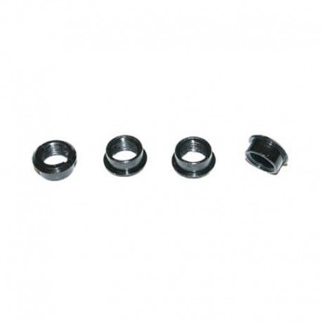 KIT ÉCROUS DE PLATEAU FSA ML462 4mm NOIR (10 UNITÉS)