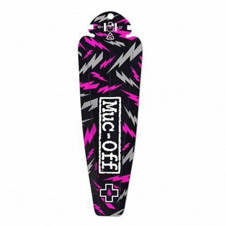 GARDE BOUE MUC-OFF BOULON ARRIERE.26-29 ROSE/NOIR/GRIS
