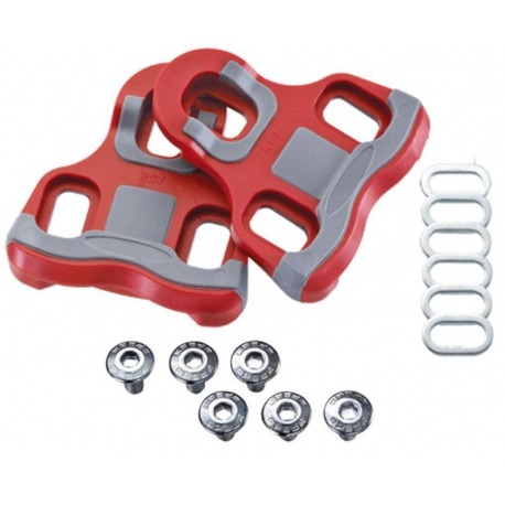 Cales de rechange Red Xpedo Thrust 7 System, compatibles avec Look Keo 6°