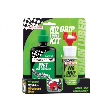 FINISH LINE COMBO NO DRIP CHAIN LUBE + CROSS COUNTRY LUBE 4OZ