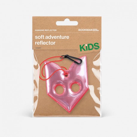 PENDENTIF REFLECTEUR POUR ZIPPER BOOKMAN RED FOX