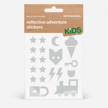 KIT AUTOCOLLANTS RÉFLÉCHISSANTS POUR VÉLO BOOKMAN AVEN.BLA