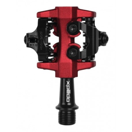 Pédale Xpedo Clipless XMF10AC noir/rouge 9/16" compatible Cyclecross SPD