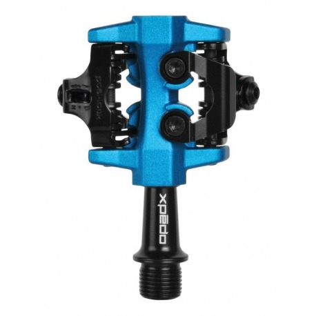 Pédale Xpedo Clipless XMF10AC ne/bleu 9/16" compatible Cyclecross SPD