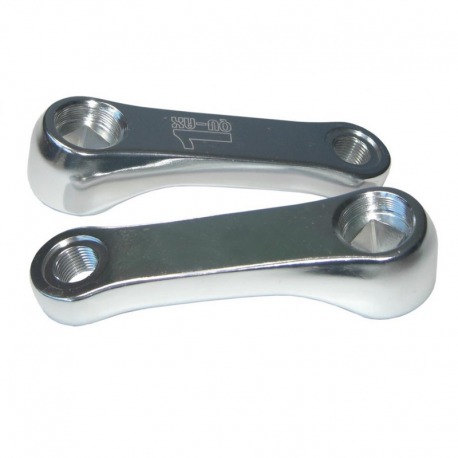 MANIVELLES JG.QU-AX POUR MONOCYCLE AXE CARRE 89mm ALU.PLA
